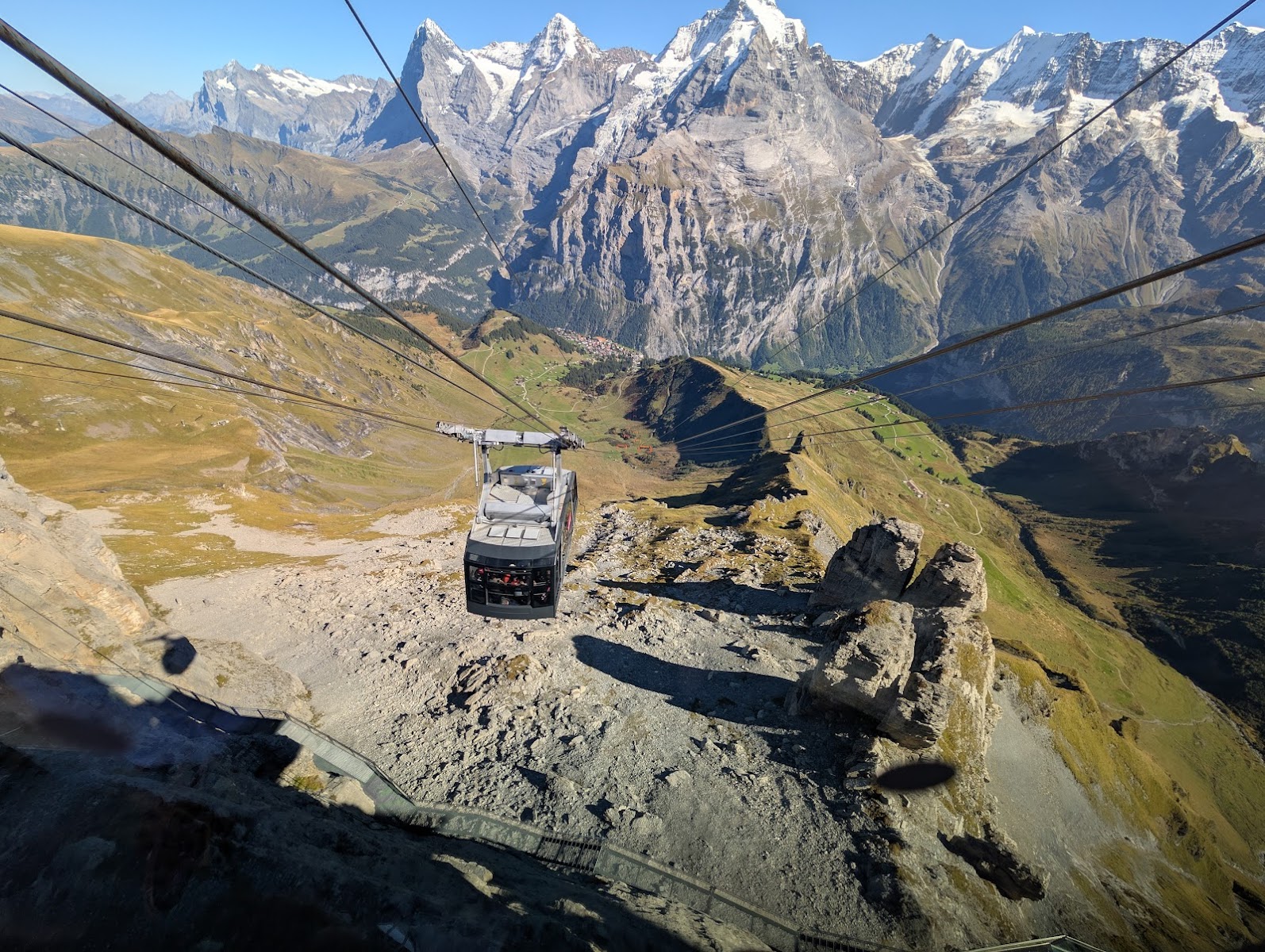 Royal gondola ride - sitting on top!