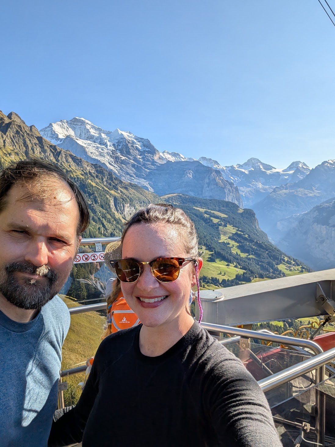 Royal gondola ride - sitting on top!